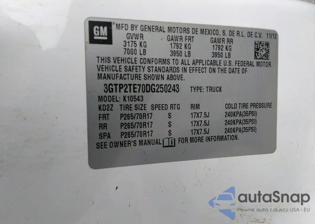 3GTP2TE70DG250243: 37312702