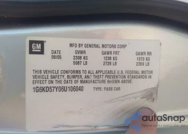 1G6KD57Y06U106040: 37353334