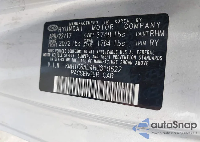 KMHTC6AD4HU319622: 37360578