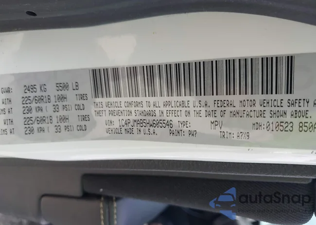 1C4PJMAB5HW605546: 37380988