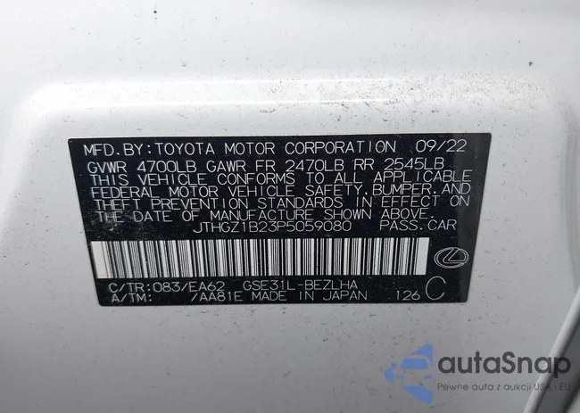 JTHGZ1B23P5059080: 37382744