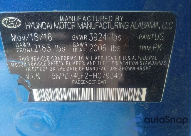 5NPD74LF2HH079349: 37388108