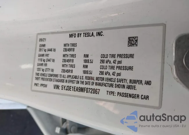 5YJ3E1EA9MF072067: 37407959