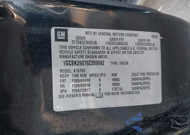 1GCEK29079Z269992: 37419086