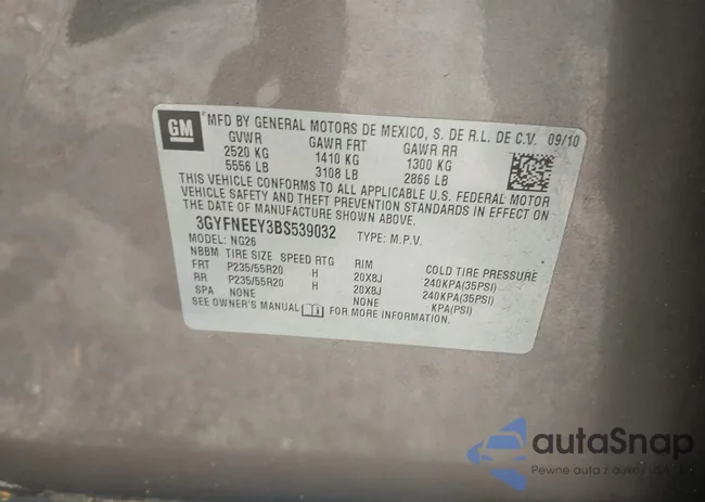 3GYFNEEY3BS539032: 37421032