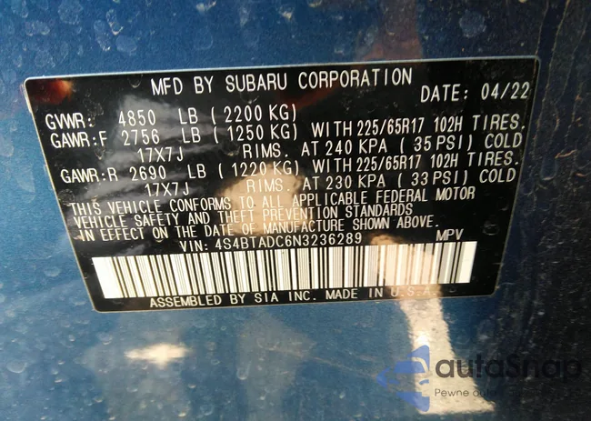 4S4BTADC6N3236289: 37451165