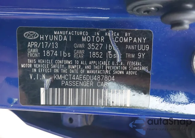 KMHCT4AE6DU487804: 37465553