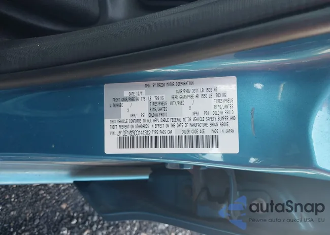 JM1DE1KZ8C0141312: 37468764