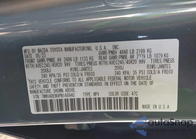 7MMVABEM8PN148940: 37472933