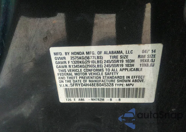 5FRYD4H48EB045328: 37499493