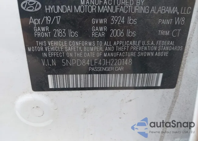 5NPD84LF4JH220148: 37501665