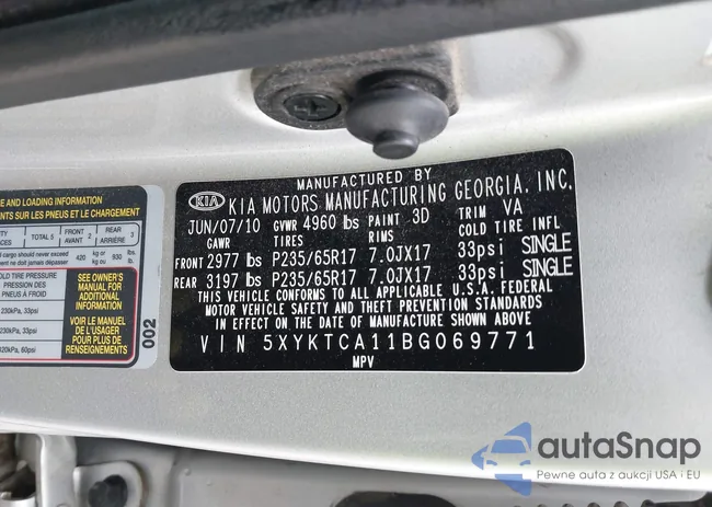 5XYKTCA11BG069771: 37513522