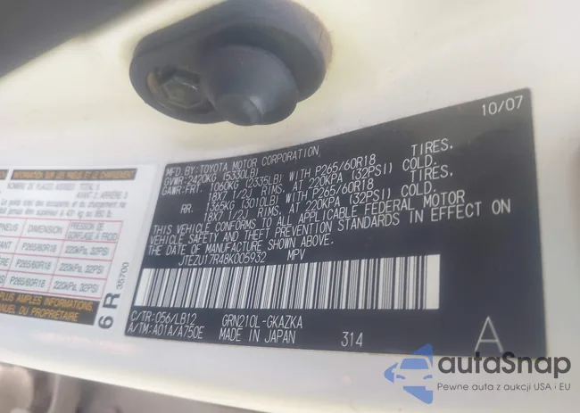 JTEZU17R48K005932: 37517409