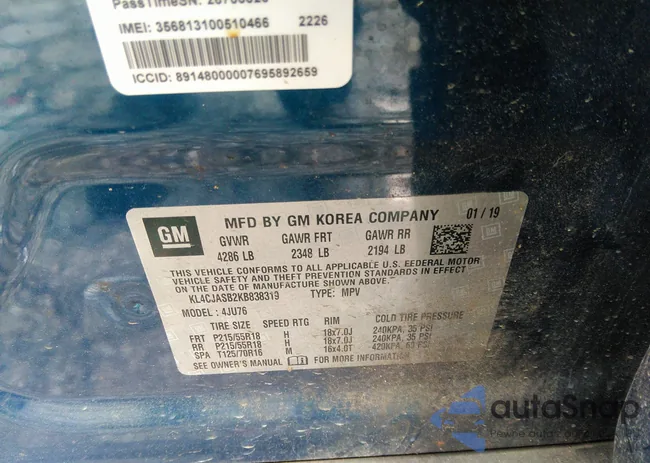 KL4CJASB2KB838319: 36614311