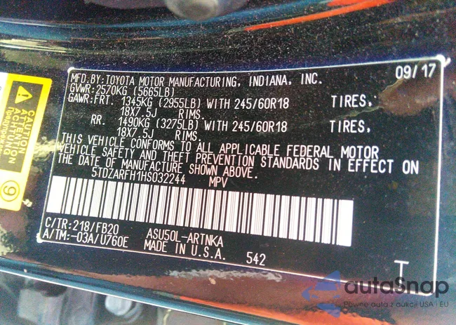 5TDZARFH1HS032244: 36630055