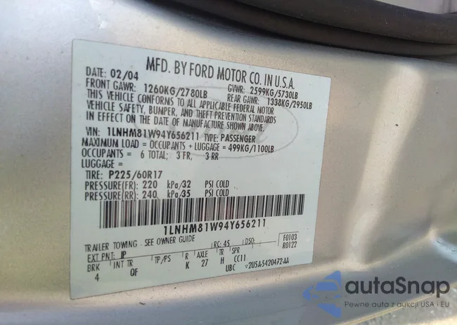 1LNHM81W94Y656211: 36681077