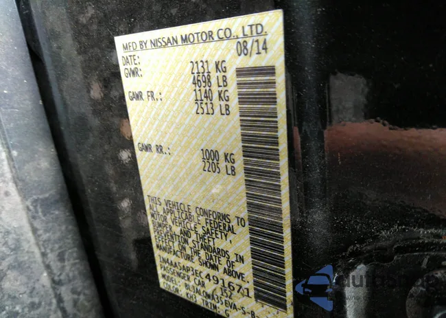 1N4AA5AP3EC491671: 36718152