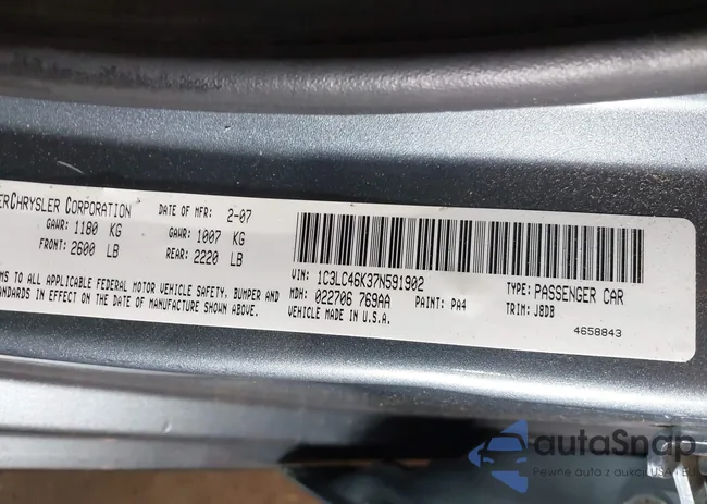 1C3LC46K37N591902: 36728758