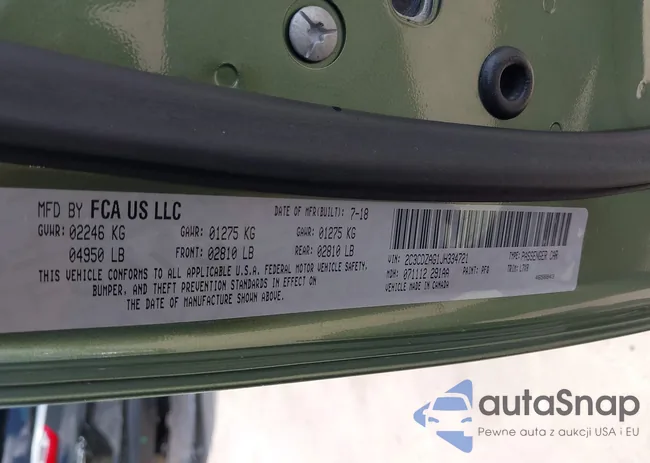 2C3CDZAG1JH334721: 36757613