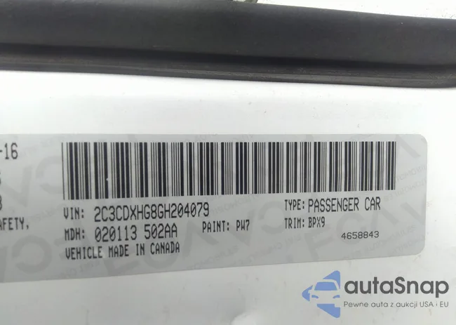 2C3CDXHG8GH204079: 36759344