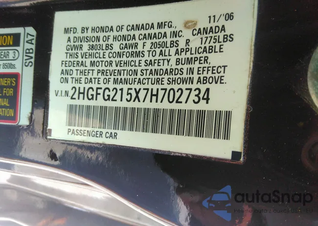 2HGFG215X7H702734: 36806515