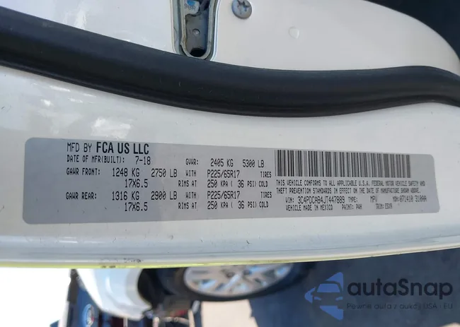 3C4PDCAB4JT447889: 36813842