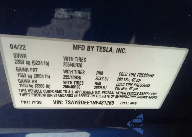 7SAYGDEE1NF431260: 36833934