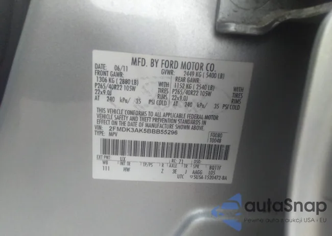 2FMDK3AK5BBB55296: 36842496