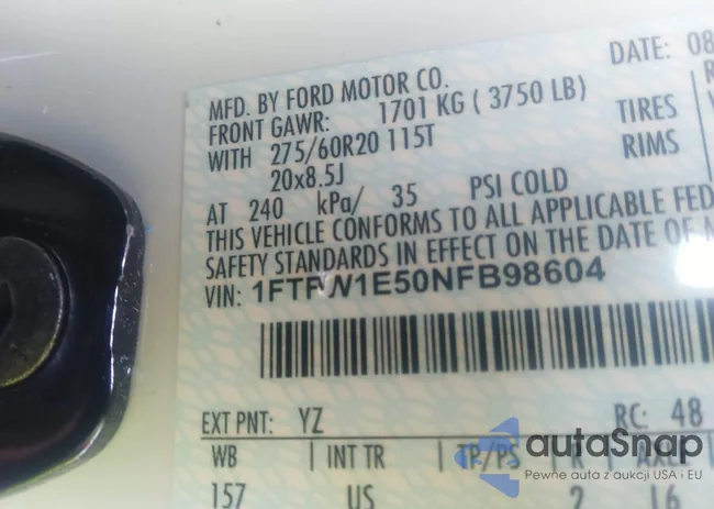 1FTFW1E50NFB98604: 36863812