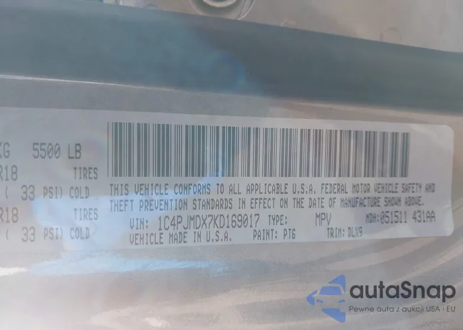 1C4PJMDX7KD169017: 37929854