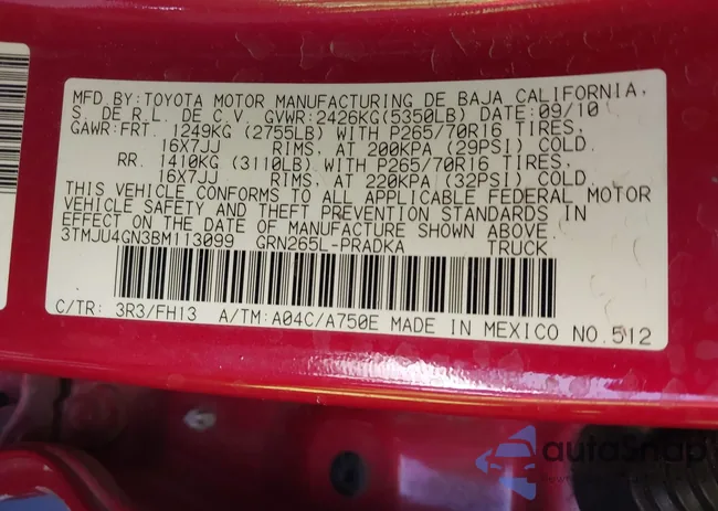 3TMJU4GN3BM113099: 37934293