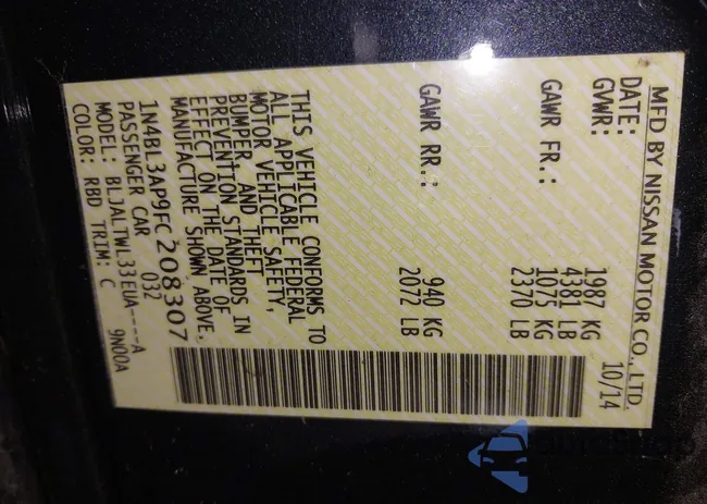 1N4BL3AP9FC208307: 37944360