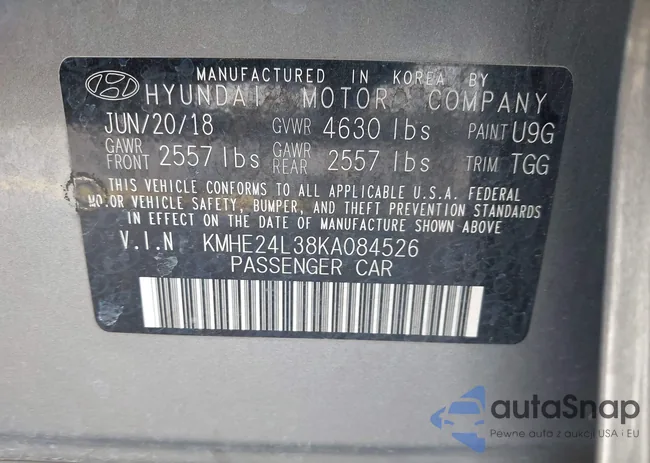 KMHE24L38KA084526: 37952095