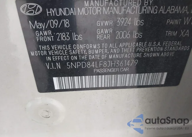 5NPD84LF8JH361479: 37952709