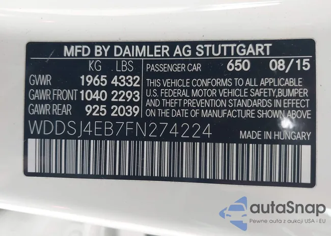 WDDSJ4EB7FN274224: 37964573