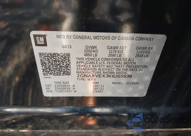 2GNAXVEX3K6265936: 37965556