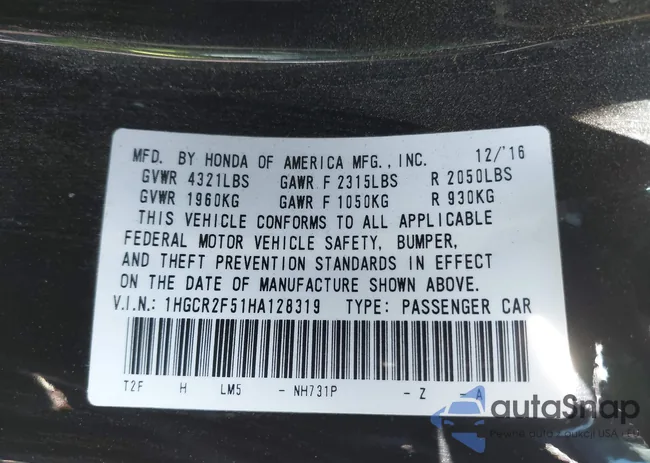 1HGCR2F51HA128319: 37967394