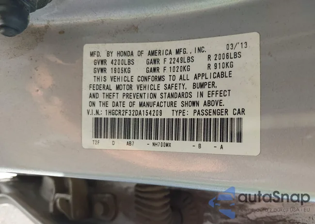 1HGCR2F32DA154209: 37976516