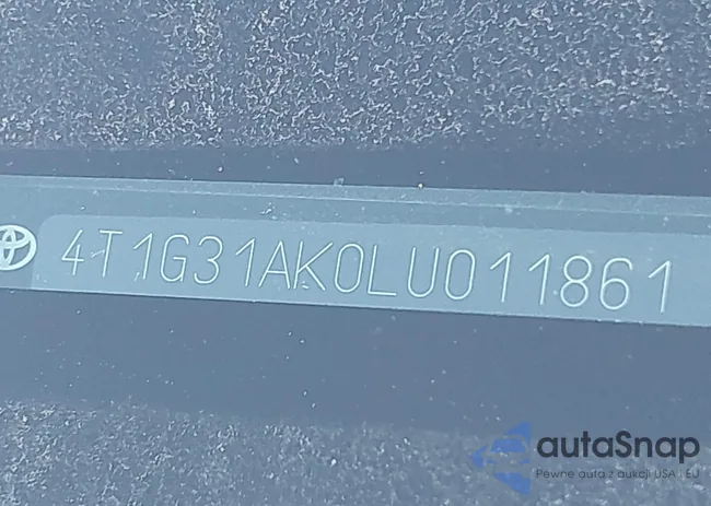 4T1G31AK0LU011861: 37982653