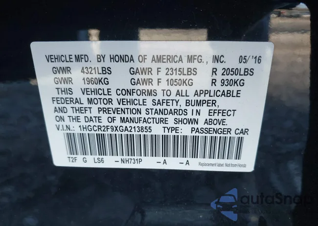 1HGCR2F9XGA213855: 38009782