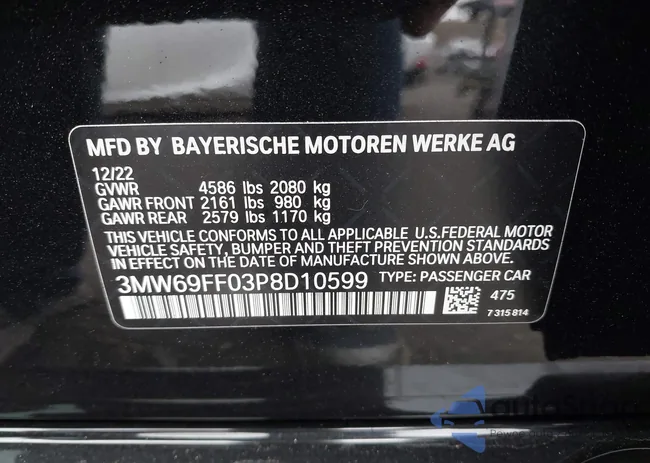 3MW69FF03P8D10599: 38010984