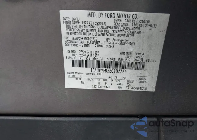 1FAHP2F85EG102776: 38019044