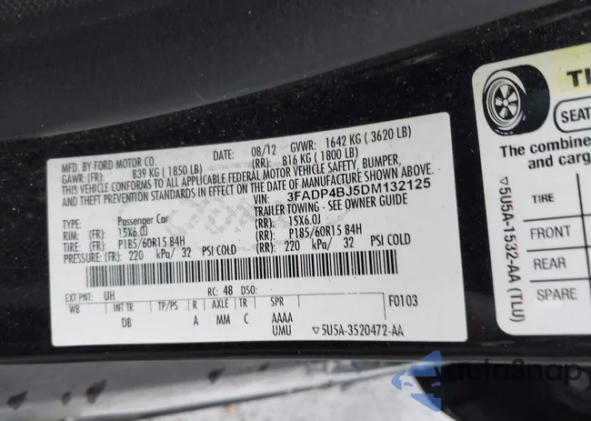 3FADP4BJ5DM132125: 38035323