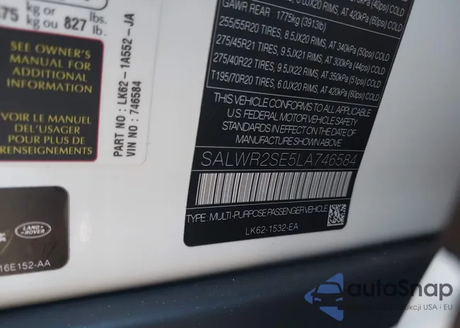 SALWR2SE5LA746584: 38042166