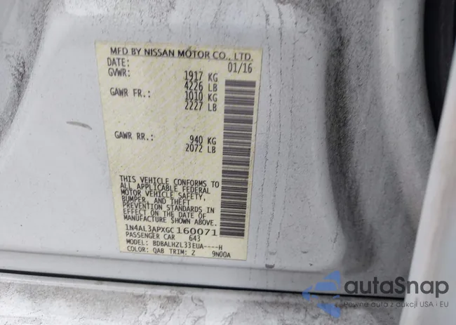 1N4AL3APXGC160071: 38046005