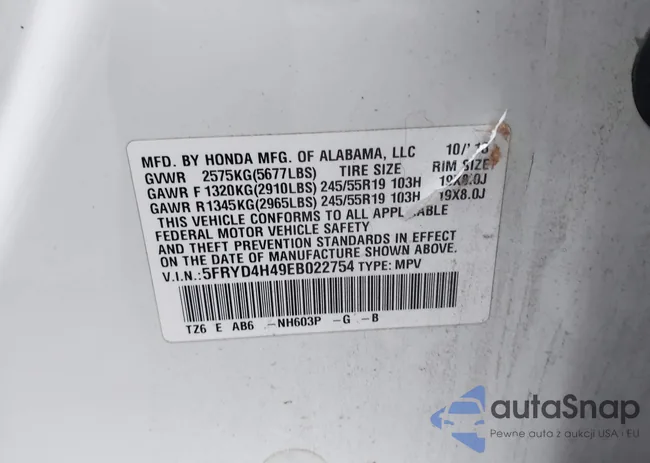 5FRYD4H49EB022754: 38055724