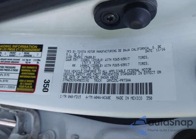 3TMAZ5CN1HM033192: 38059657