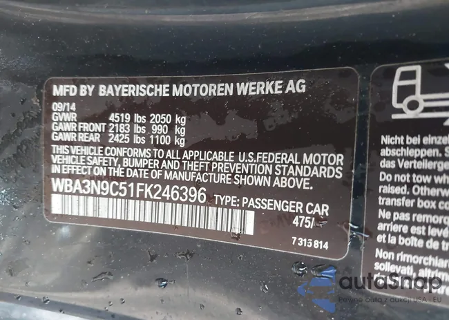 WBA3N9C51FK246396: 38078611