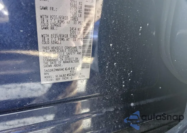 5N1DR2MNXHC644670: 38107788