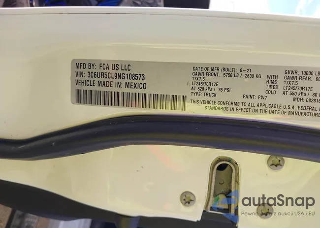 3C6UR5CL9NG108573: 38133309